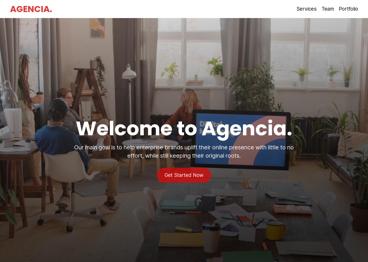 digital agency carrd template