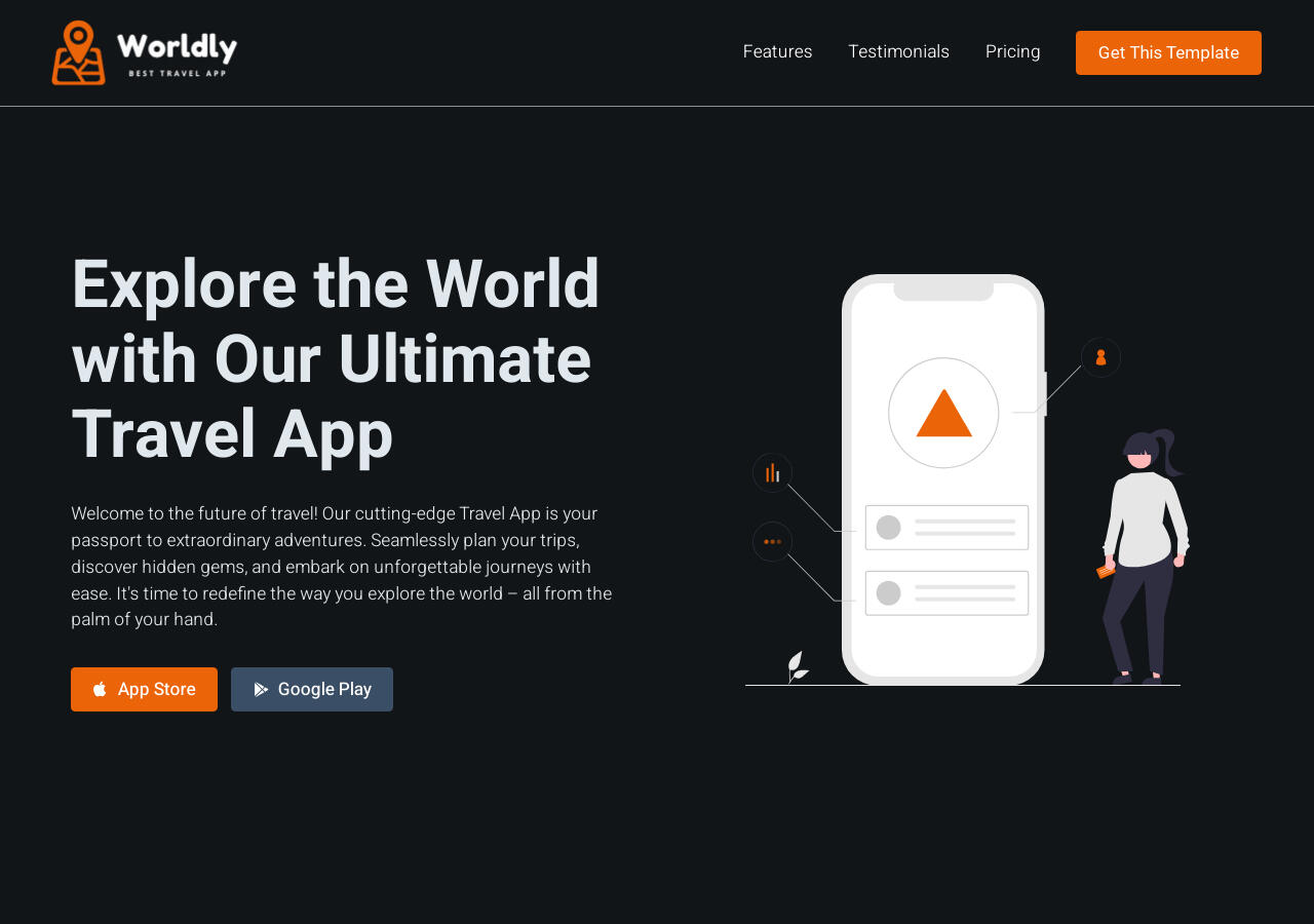 carrd app landing page